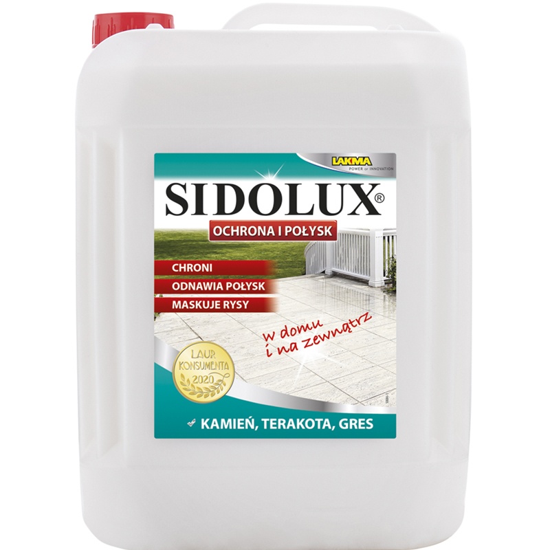 SIDOLUX Środek do ochrony i nabłyszczania - kamień, terakota - 5000 ml -  Sidolux